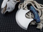 Handmade Ulu Skinning Knife for Kitchen & Outdoors