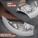 TIVOLI 9-Inch Ulu Knife and Pizza Cutter Set
