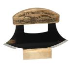Alaska Birch Ulu Knife with Wood Stand
