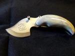 Alaska Antler Folding Ulu Pocket Knife