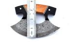 Damascus Steel ULU Knife with Sheath - 5.5" Blade