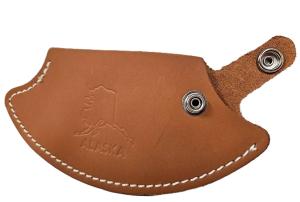 Light Leather Sheath for Alaska Inupiat Ulu Knife
