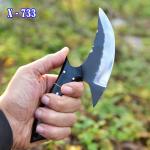 Alaskan Ulu Knife with Carbon Steel Sheath