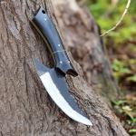 Alaskan Ulu Knife with Carbon Steel Sheath