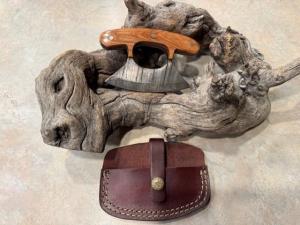 Eskimo Ulu Knife with Damascus Steel Blade
