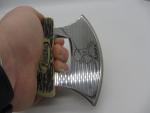 Alaska Eskimo ULU Skinning Knife with Wood Display