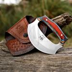 Alaskan Ulu Knife with Stainless Steel Blade