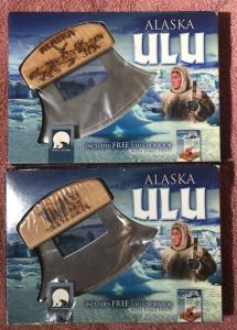 2 Alaska Eskimo ULU Hunting and Skinning Knives