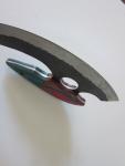 Custom Steel Ulu Knife for Kitchen Use