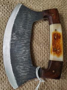 Hand Forged Alaskan TC-37 Carbon ULU Knife