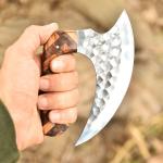 Full Tang Carbon Steel Ulu Knife - Pizza Cutter