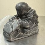 Vintage Inuit Woman with Ulu Knife 5