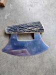 Stainless Steel Alaskan Ulu Knife with Stand