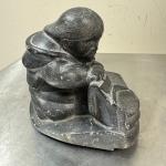 Vintage Inuit Woman with Ulu Knife 5