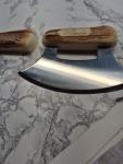 Alaska Souvenir Ulu Skinning Knife with Stand