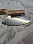 Alaska Souvenir Ulu Skinning Knife with Stand
