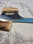 Alaska Souvenir Ulu Skinning Knife with Stand