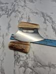 Alaska Souvenir Ulu Skinning Knife with Stand