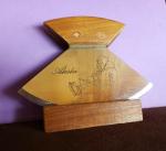 Walnut Handle Ulu Knife with 6" Blade