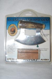 Alaskan Eskimo Ulu Knife with Stand