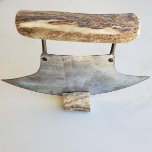 Caribou Antler Alaskan Ulu Knife