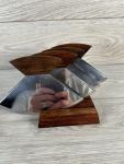 Alaska Ulu Knives Set with Walnut Handles