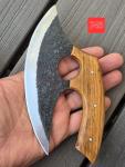 Alaskan Ulu Knife - Handmade Carbon Steel Chef Tool