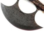 Raindrop Damascus Ulu Fixed Blade Knife