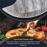 Shardblade 5.5" Damascus Steel Ulu Knife & Sheath