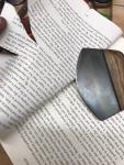 Hand Forged Inuit Greenland Ulu Knife with Sheath