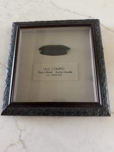 Eskimo Ulu Knife - Slate Blade, Antler Handle