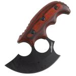 Ridge Runner Ulu Knife with Wooden Handle