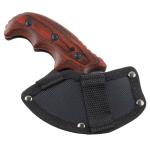 Ridge Runner Ulu Knife with Wooden Handle