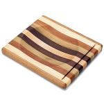 Ulu Knife with Wooden Butcher Block Set