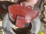 Hand Forged Alaskan Inuit Ulu Knife with Sheath