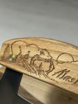 Ulu Knife and Chopping Bowl Set from Alaska