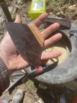 Hand Forged Alaskan Inuit Ulu Knife with Sheath