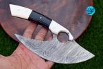 Handmade Damascus Steel Chef Ulu Knife 2698
