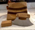 Alaskan Ulu Knife Set with Chopping Bowl and Stand