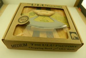 Alaska Eskimo Ulu Knife and Board Set
