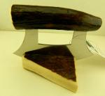 Alaskan Eskimo Ulu Knife with Moose Antler Handle