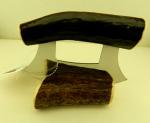 Alaskan Eskimo Ulu Knife with Moose Antler Handle