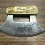 Alaska Ulu Knife with Bone and Wood Handle