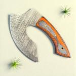 Set of 3 ULU Knives with Damascus Steel Blades