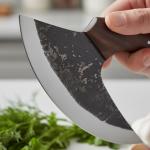 Alaskan 7" D2 Steel Ulu Knife with Sheath