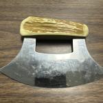 Alaska Ulu Knife with Bone and Wood Handle