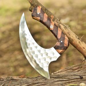 Alaskan Ulu Pizza Cutter with Protective Sheath