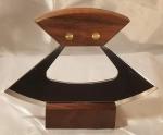 Umialik Style Walnut Handle Ulu Knife - 6 Inch