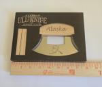 Alaskan ULU Knife with Etched Stainless Steel Blade