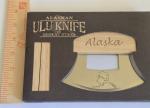 Alaskan ULU Knife with Etched Stainless Steel Blade